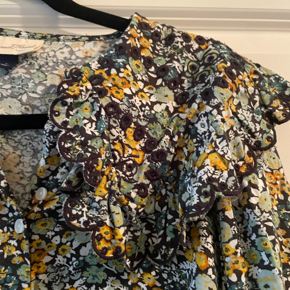 Universal Thread Floral Collared Blouse - image 2